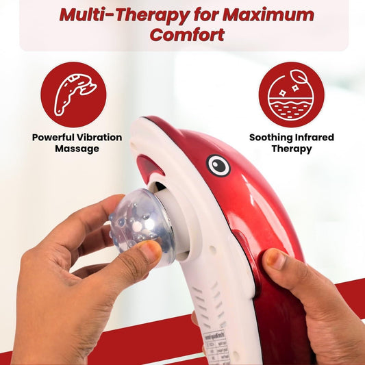 Handheld Dolphin Electric Infrared Massager
