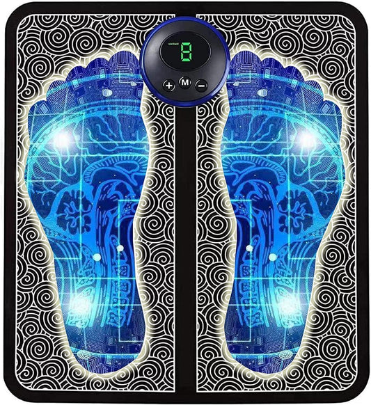 Vibrating EMS Foot Massager Pad – Instant Pain Relief & Full Body Relaxation