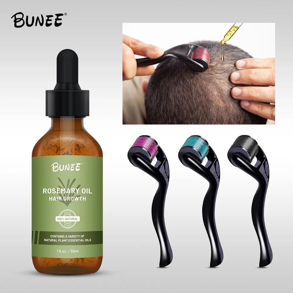 BUNEE™ Ayurvedic Rosemary Hair Oil – Fight Hair Loss, Boost Growth in 21 Days (30 ML)
