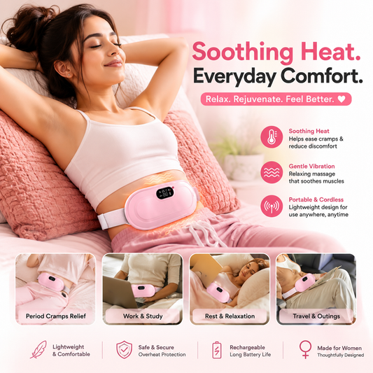 ReliefZone™ Portable Heating Belt for Period Cramp Relief